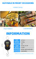 H.M   Portable Handy Pocket Smile 10Kg x 10g Mini Electronic Digital LCD Scale Hanging Fishing Hook Luggage Balance Weight Weighing Scales NOTE random color will be delivered. 