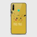 Huawei P40 lite E Cover - SkinLee HQ Infinity Glass Case (Soft) - Pikachu - SKINLEE-644-1-851-652. 