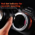 K&F Concept Lens Mount Adapter FD to NEX for Canon FD FL Lens to Sony NEX E-Mount Camera for Sony Alpha NEX-7 NEX-6 NEX-5N NEX-5 NEX-C3 NEX-3. 