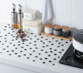 Fridge Mats Refrigerator Pads Best Quality Washable Waterproof Printed Fridge Shelf and Drawer Liners Anti-Bacterial Fridge Liners Roll Kitchen Cabinet Pads. 