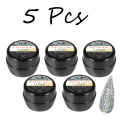 Monja 5g Universal Laser Kaleidoscope Glitter Gel Nail Polish Shiny Sparkle UV LED Soak Off Gel DIY Nail Art Gel Polish Varnish. 