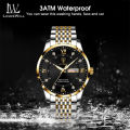 LouisWill Men Watch Business Fashion Watch Waterproof Simple Watch Wristwatches Classic Roman Numeral Dial Calendar Luminous Pointer Wrist Watches for Men. 