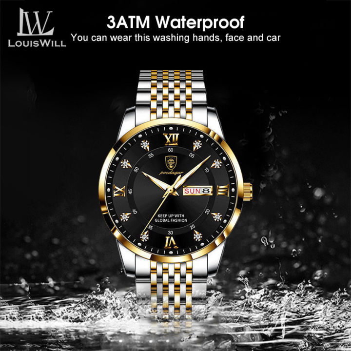 LouisWill%20Men%20Watch%20Business%20Fashion%20Watch%20Waterproof%20Simple%20Watch%20Wristwatches%20Classic%20Roman%20Numeral%20Dial%20Calendar%20Luminous%20Pointer%20Wrist%20Watches%20for%20Men%20-%20Image%208