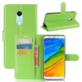 PU Leather Cover For Xiaomi Redmi 5 Plus Case Flip Magnetic Closure Stand Wallet Phone Casing. 