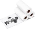 Mini Thermal Printer Roll 57mm - White Plain Paper Mini Printer Paper. 