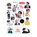 bts jungkook kpop sticker sheet uncut. 