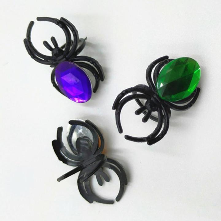 50 PCS Bats Ring Plastic Made Bats Ring Plastic Gifts Cartoon Bats Shape Toys Funny Ring Kids Toys