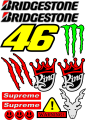 universal sticker pack for Cycle Bike Car etc. 