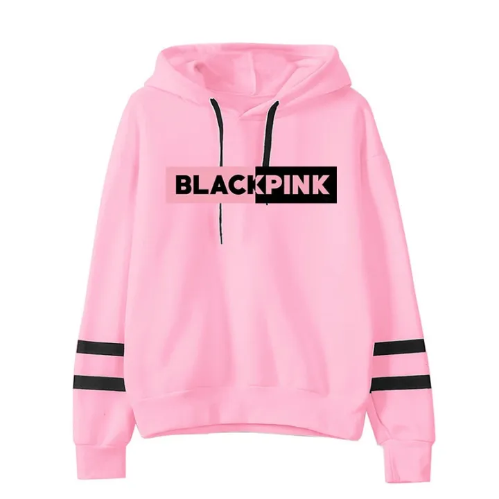 Black%20pink%20pullover%20fleece%20hoodie%20for%20women%20-%20Image%206