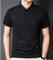 Basic Black polo shirts for men premium polo T shirt for men. 
