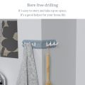 Kitchen Folding Wall Hanger Hooks Kitchen Bathroom Hanger Corner Organizer Shelf Towel Rack Holder Multi-functional. 