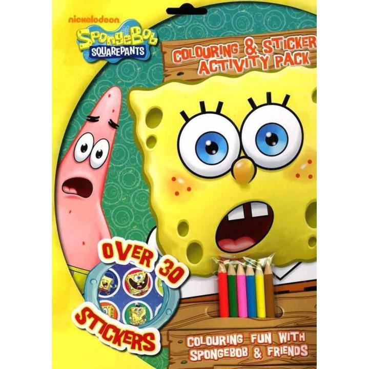 Liberty Books - Spongebob Squarepants: Colouring & Sticker Activity Pack
