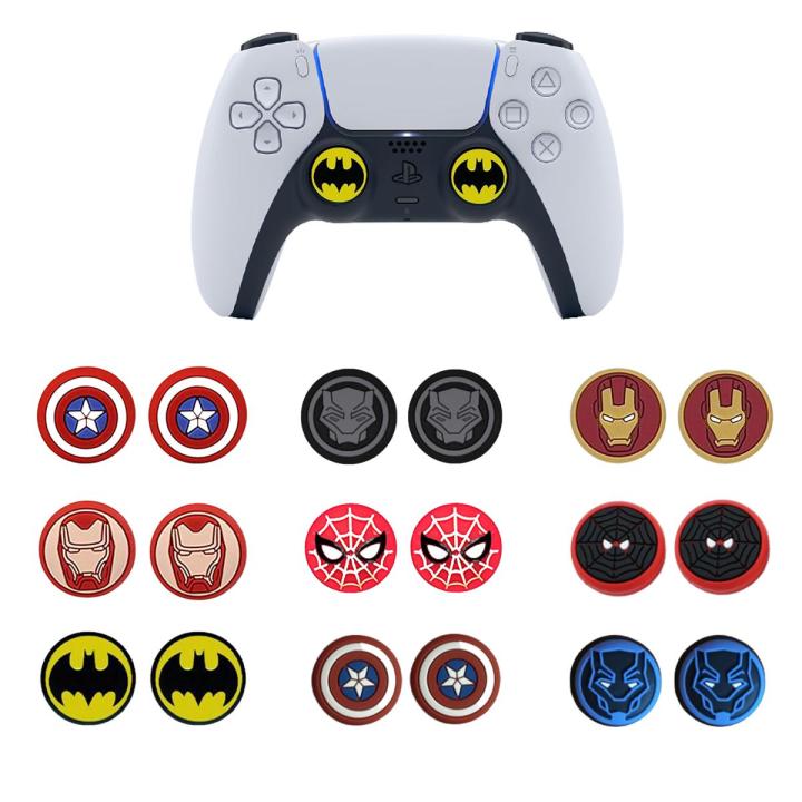 Pack of 2 – Game Controller Analog Grips Thumb Stick Cover Case for Sony PS5/PS4 Xbox One Controller Xbox One Series S/X