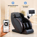 JC Buckman IndulgeUs 2D Full Body Massage Chair – Zero Gravity Recliner, 28 Massage Rollers, 12 Auto Programs, Heat Therapy, Bluetooth Speakers, Full Body Air Compression & 2-Year Warranty. 