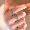 Temperament Rings New Fashion Rings Sweet Style Rings Crystal Rings Fashion Rings For Women Pink Rings. 