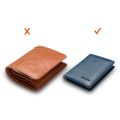 NewBring Minimalist Leather Wallet Men with Credit Card holder Purse male. 