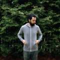 Hex Zip up light weight Hoodie for men. 