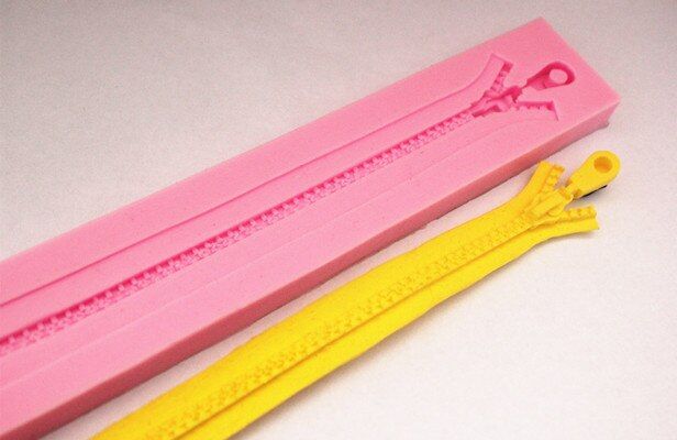 【shengxiong6525】Zipper Silicone Mold, Gumpaste , FM032