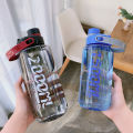 1500ml/2000ml/2500ml large-capacity plastic water cup outdoor men's and women's fitness sports belt handle summer explosion-proof space cup. 