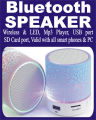 Special Portable Wireless Speaker, Bluetooth Speaker, Mp3 Player, Music Shuffler USB Speaker, SD Card Speaker with FM Radio. 