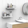 PAKWOOD Set Of 2 Large ( 20 inch x 5 inch) Pretty Floating Wall Shelves (Customize). 