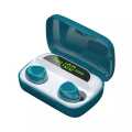 TWS Wireless M10 Earbuds with Touch Control LED Power Display - 3500MAH Power Bank - In Ear Earbuds. 