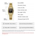 SKMEI X LIEBIG 【Buy 1 Get 3 Free】Original Relo Women's Waterproof Brand Gold Diamond Dial Elegant Temperament Casual For Formal Occasions Fashion Watch L8818. 