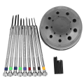 0.5-2.5mm Steel Precision Screwdriver Set Watch Repair Tool Kit 9Pcs for Watch Repairing. 