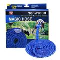 Blue Color Garden Hose Pipes Flexible Water Hose Pipe Expanding Magic Hose with 7 Multi-Functional Nozzles & 2 Connectors For Watering Lawns, Plants or Shrubs, Washing Cars, Cleaning House. 