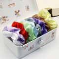 Ready Stock Solid Color Scrunchies Hair Tie Hairband Fashion Shiny Girls Ponytail Elastic Korean Women Accessories. 