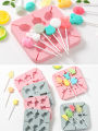 Lollipop cheese stick silicone mold qq sugar food-grade cartoon children's candy homemade home diy material small. 