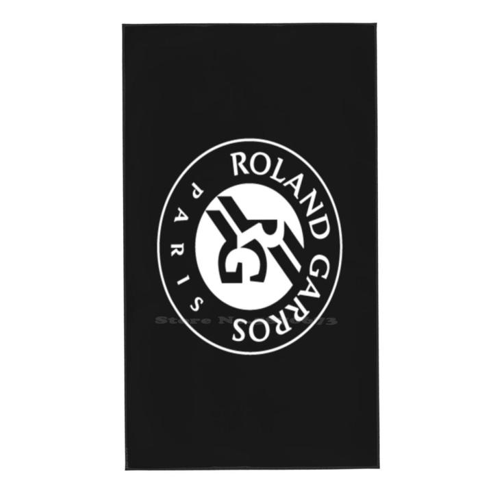 Logo White Soft Comfortable Bath Towel Outdoor Logo Tennis Wimbledon Us Open Australian Open French Open Grand Slam Logo