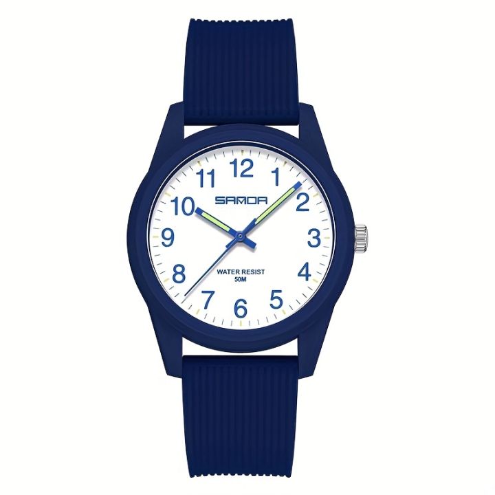 Men's Wrist Watches Ultra Thin Waterproof Simple Pointer Night Glow Round Watch, Ideal choice for Gifts