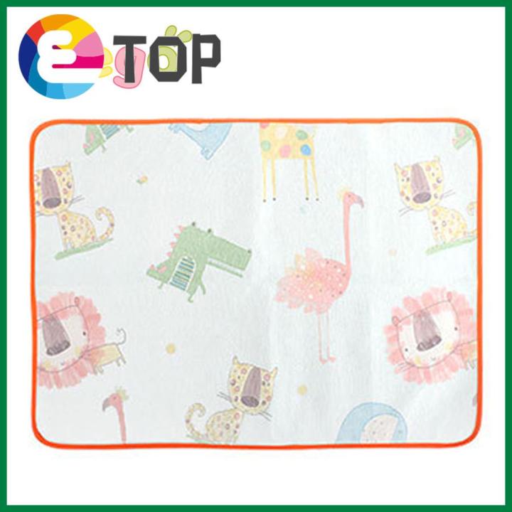 【ETOP】 Baby Bed Pad Waterproof Washable Reusable Large Toddler Mattress Protector Incontinence Pads Sheet Cover Underpads for Kids Adults and Pets Potty Training Mat