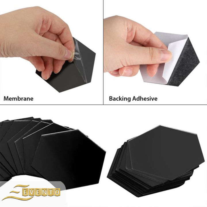 Evento%20Acrylic%20Mirror%20Hexagon%203d%20Wall%20Sticker%20Sets%20Decore%20Art%20Hexagonal%20Design%20Decoration%20For%20Home%20Decor%20Living%20Bed%20Room%20And%20Offices%20And%20For%20Gifts%20Piece%20Item%20Silver%20Golden%20Black%20(12%20pieces)%20-%20Image%208