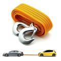 Car Tow Cable Towing Strap Tow Rope with Hooks for Heavy Duty Car Emergency Off Road Rope,. 