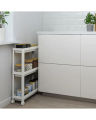 IKEA Trolley, White / Black. 