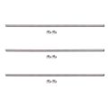 M8 Thread Bar-3 x Threaded Rod-silver. 