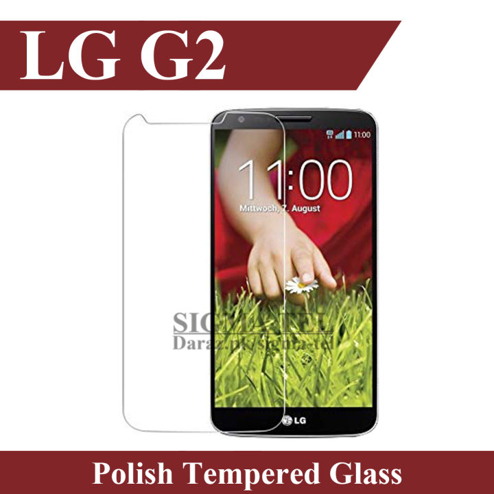 LG G2 Tempered Glass Screen Protector Premium High Quality Polish Glass For LG G2