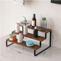 3 layer Rack Shelf Organizer \ Wooden Shelf rack for kitchen. 