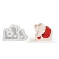 Silicone Mold Custom Design Easy Release Non-toxic Material Resin Casting Multifunctional  Silicone Mother Baby Mold for Mother's Day Gift Home Crafting Candle Making Plaster Artwork Family Activity. 