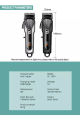 Daling DL-1629 Hair Clipper Men Beard Trimmer Professional Hair Cutting Machine Rechargeable Men Hair Trimmer Barber Shaver Beard Cutting | DL-1629. 