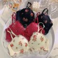 Flourish Fashion new style Cute Lace Flower embroidered Adjustable Straps soft and comfortable Push Up Bridal Padded Bra 017 & 834. 
