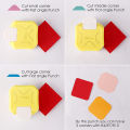 3 In 1 R4 R7 R10 Plastic Punching Machine DIY Card Paper Hole Punch Circle Pattern Photo Cutter Tool Scrapbooking. 