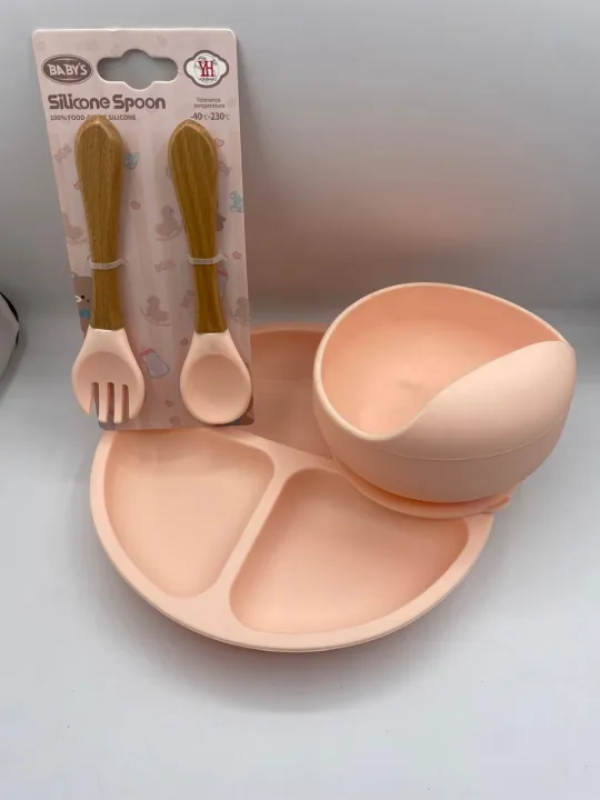 100%25%20Silicone%20Baby%20Feeding%20Set%204%20in%201,%20Silicone%20Divided%20Suction%20Plate,%20Led%20Weaning%20Set,%20Plates%20And%20Utensils%20Set,%20Tableware,%20Plate%20And%20Spoon,%20Halloween%20And%20Thanksgiving%20Gifts%20,%204%20Pcs%20-%20BPA%20Free%20-%20Image%204