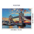1000 PCS Jigsaw Puzzles, Educational Intellectual Decompressing Fun Game for Kids Adults, Puzzles 1000 Pcs Fun and Challenging Family Game + Wall Poster (World Architecture Egypt Gizeh Pyramid Space Traveler Venice House Turkish Air Balloons Time Square). 