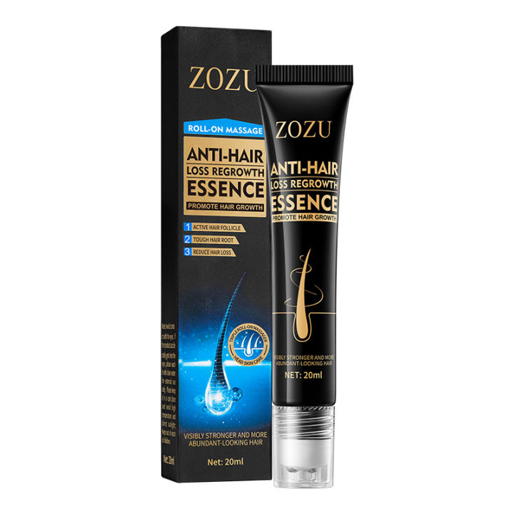 "ZOZU Anti-Hair Loss Regrowth Essence – Roll-On Massage Serum for Hair Growth & Strength – 20ml"