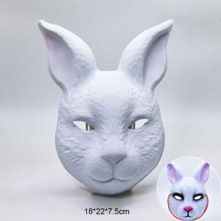 Blank Rabbit Wearable Pvc Matte White Bunny Unpainted Hand Painted ...