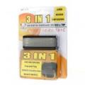 WF-518 3-in-1 Car Digital Clock w/ Voltmeter & Thermometer. 