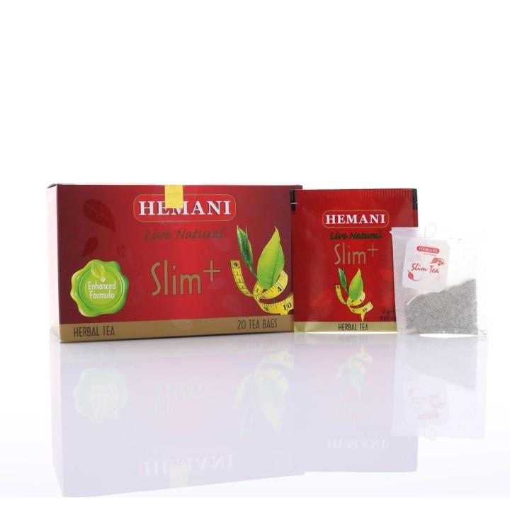 𝗛𝗘𝗠𝗔𝗡𝗜 𝗟𝗜𝗩𝗘 𝗡𝗔𝗧𝗨𝗥𝗔𝗟 - SLIM PLUS WEIGHT LOSS TES 20 TEA BAGS